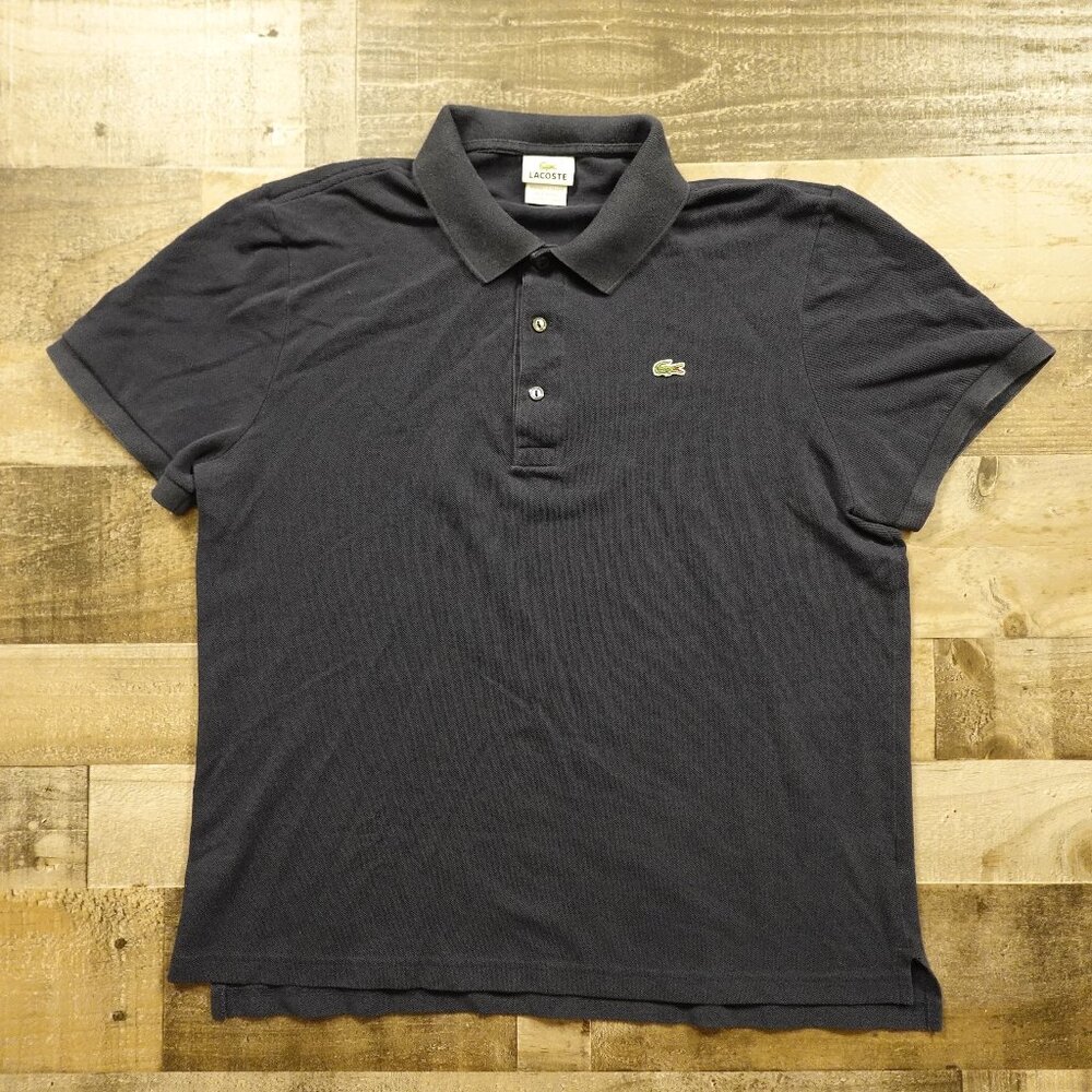 Men’s Lacoste Classic Fit Polo Shirt Navy Blue Size 7 (XXL, Fits Like L/XL)